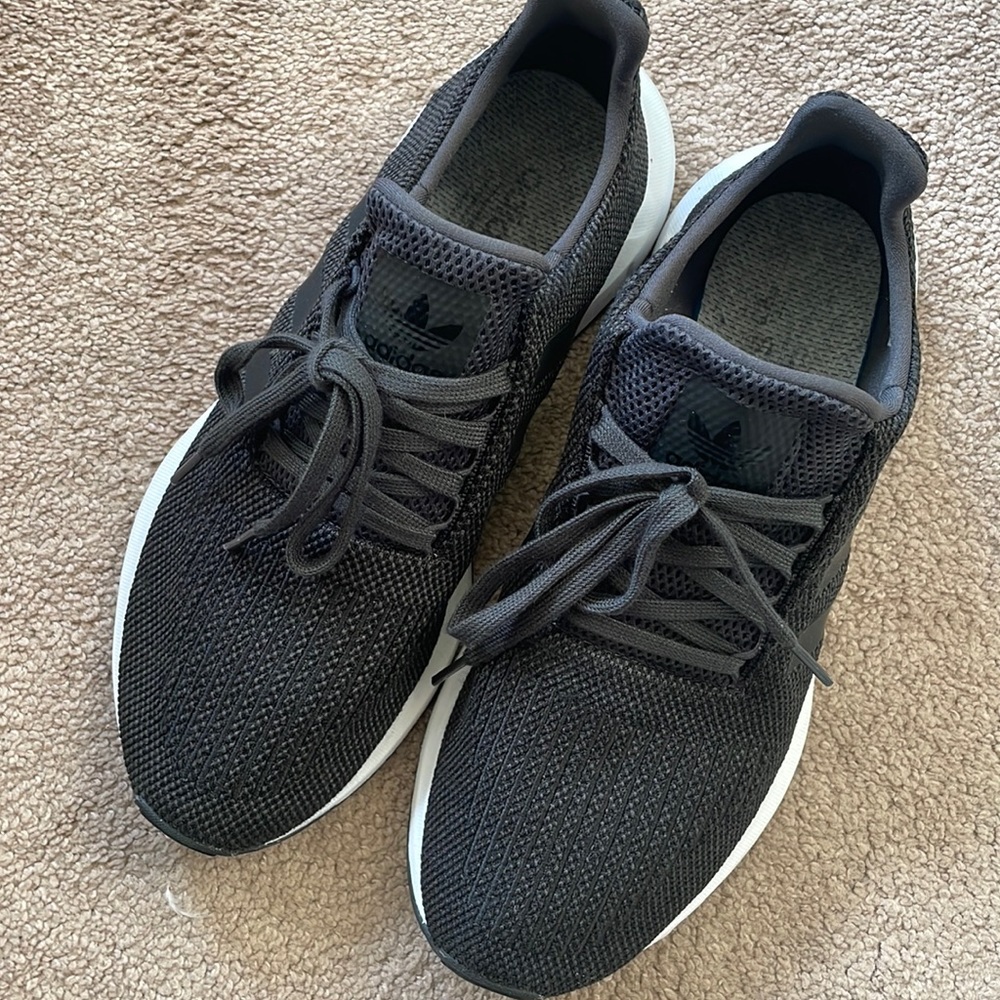 Brand new black adidas size 9.5 in mens 11in womens